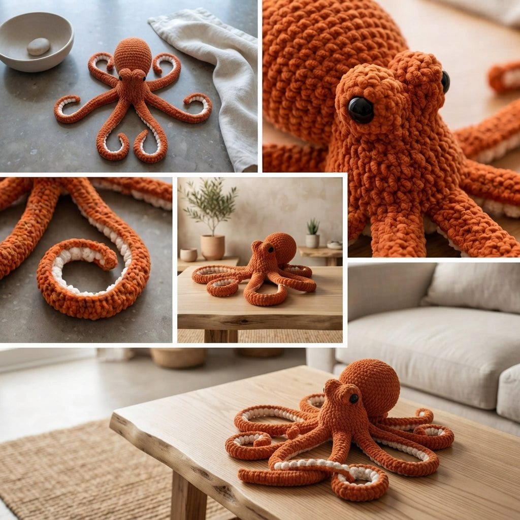 Realistic Octopus | Crochet Pattern PDF