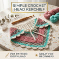 Lace Boho Kerchief | Summer Crochet Pattern PDF