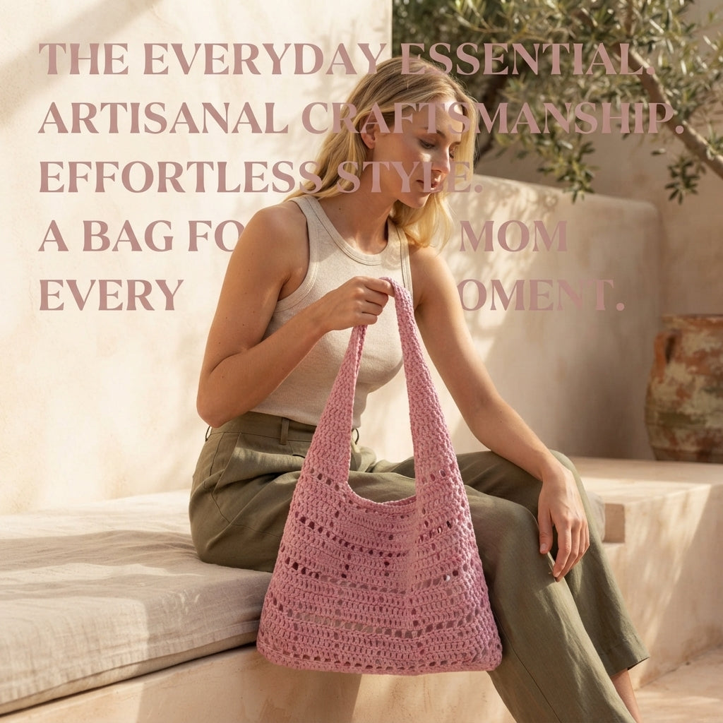 Mesh Bag Everyday Tote | Crochet Pattern PDF