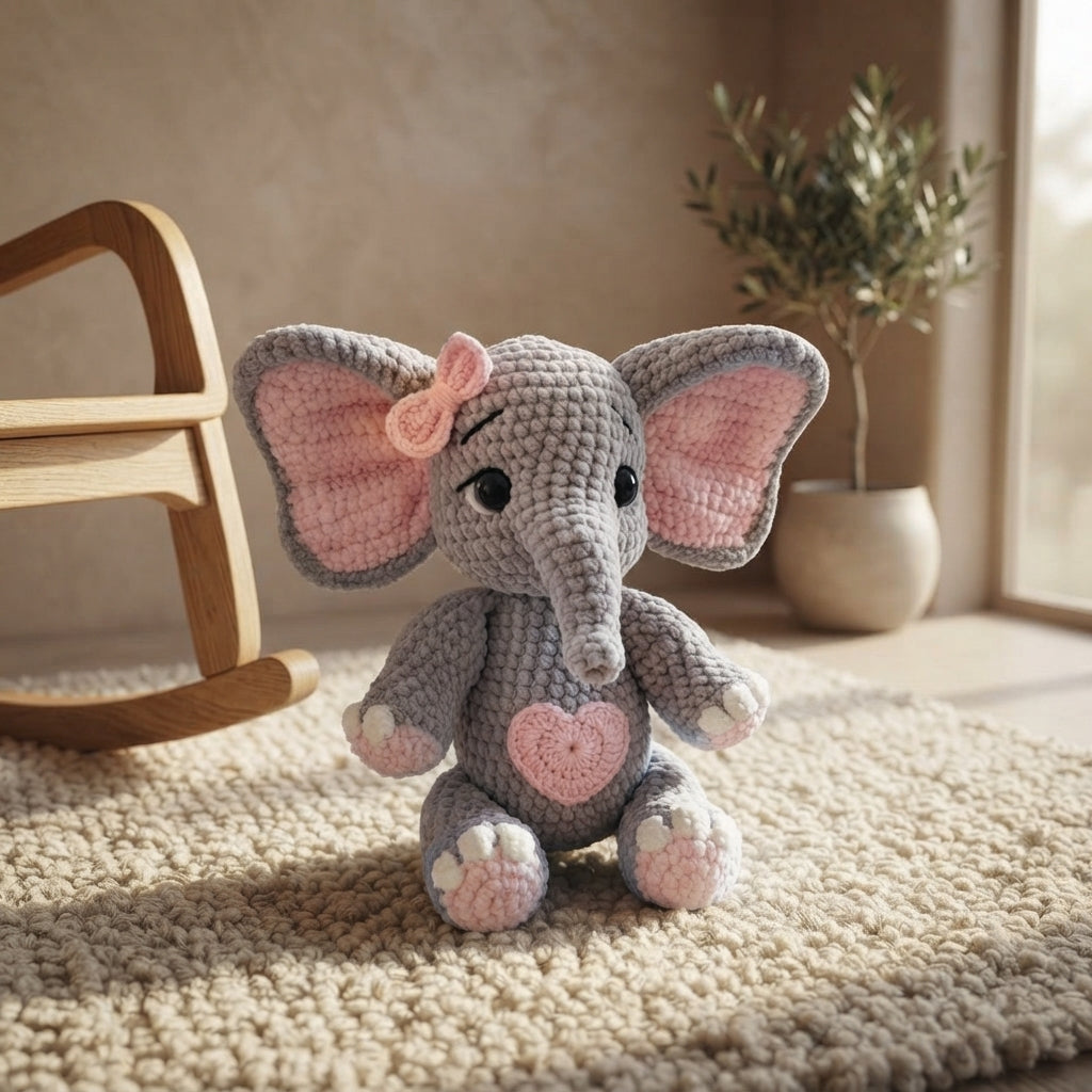 Elephant Toy Amigurumi | Amigurumi Pattern PDF