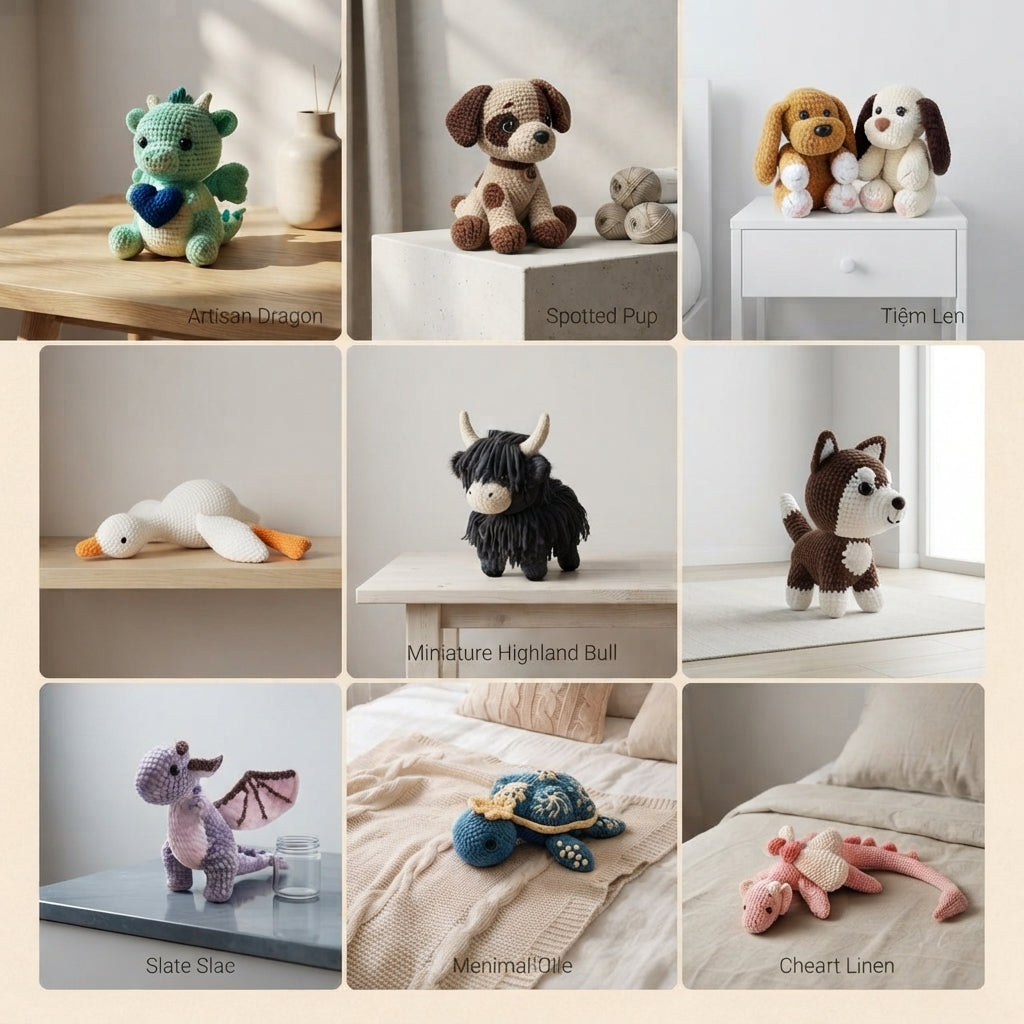 Complete Keychain Library | 10+ Crochet Patterns