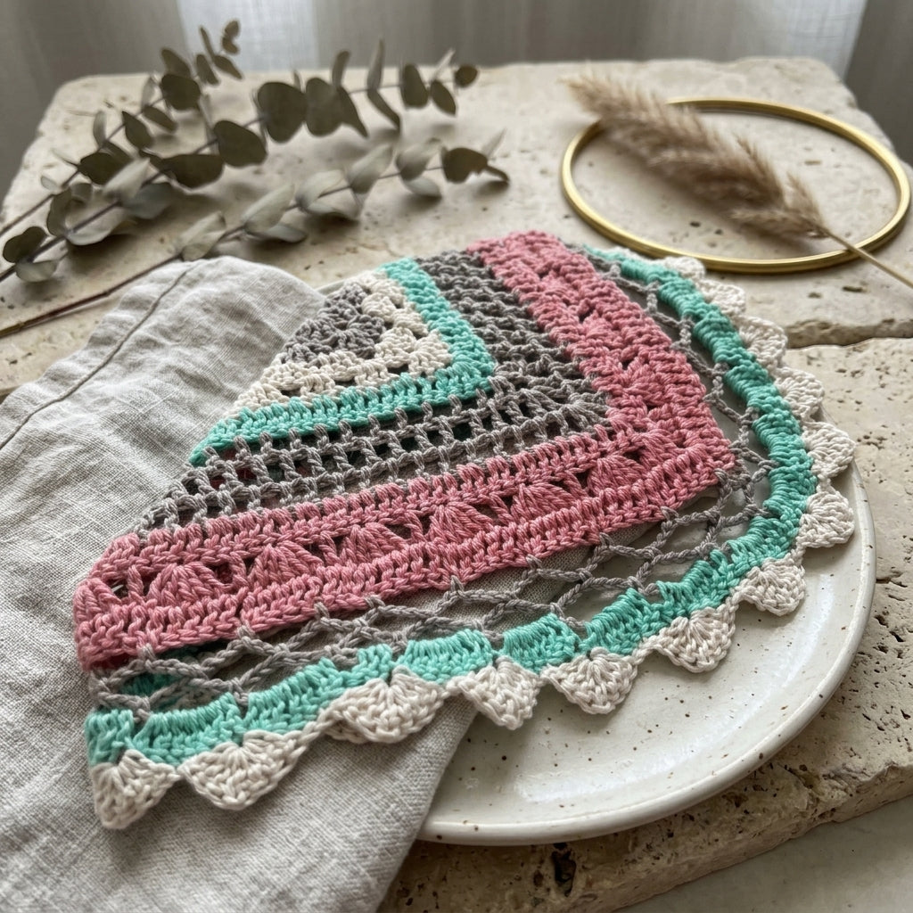 Lace Boho Kerchief | Summer Crochet Pattern PDF