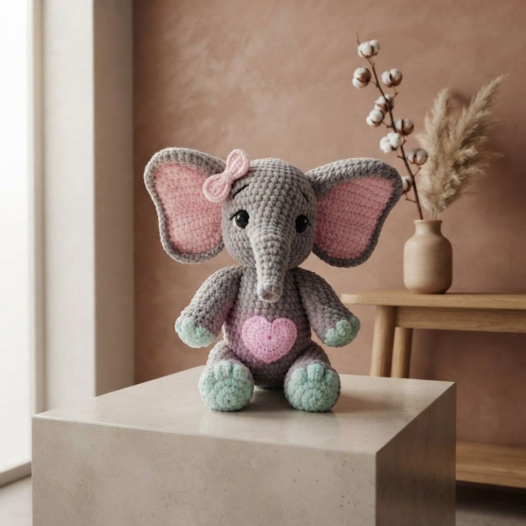Elephant Toy Amigurumi | Amigurumi Pattern PDF