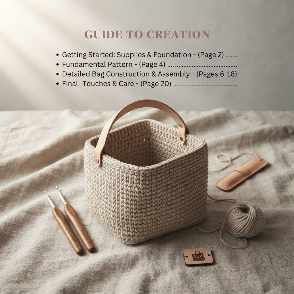 Mesh Bag Everyday Tote | Crochet Pattern PDF