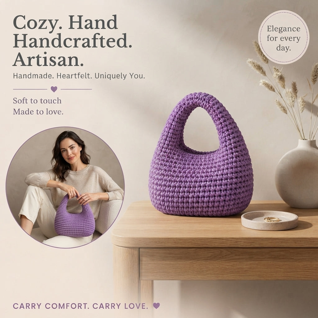 Handbag Modern Purse | Crochet Pattern PDF