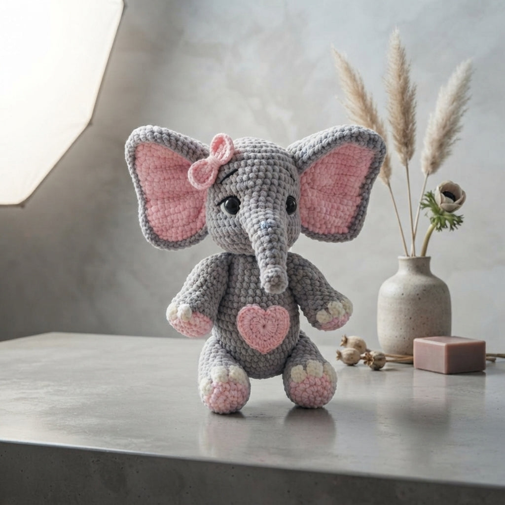 Elephant Toy Amigurumi | Amigurumi Pattern PDF