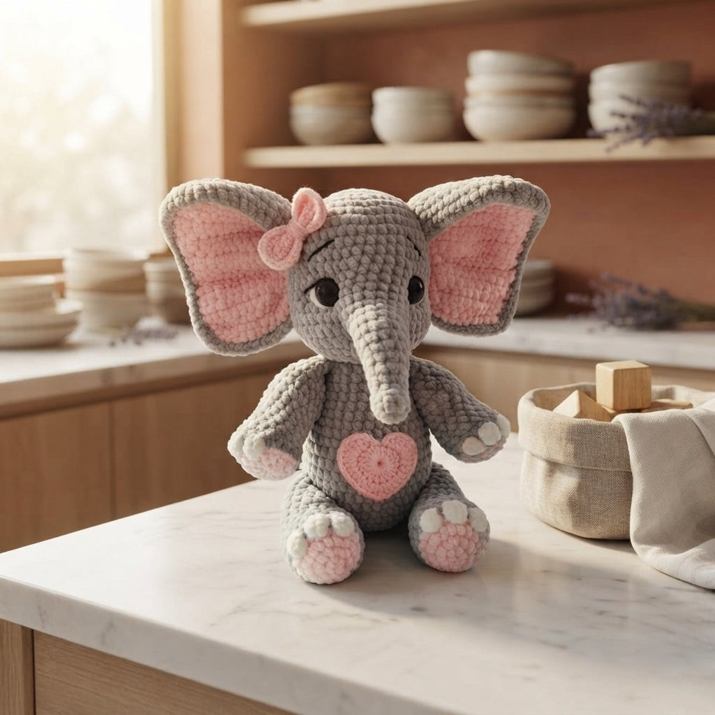 Elephant Toy Amigurumi | Amigurumi Pattern PDF
