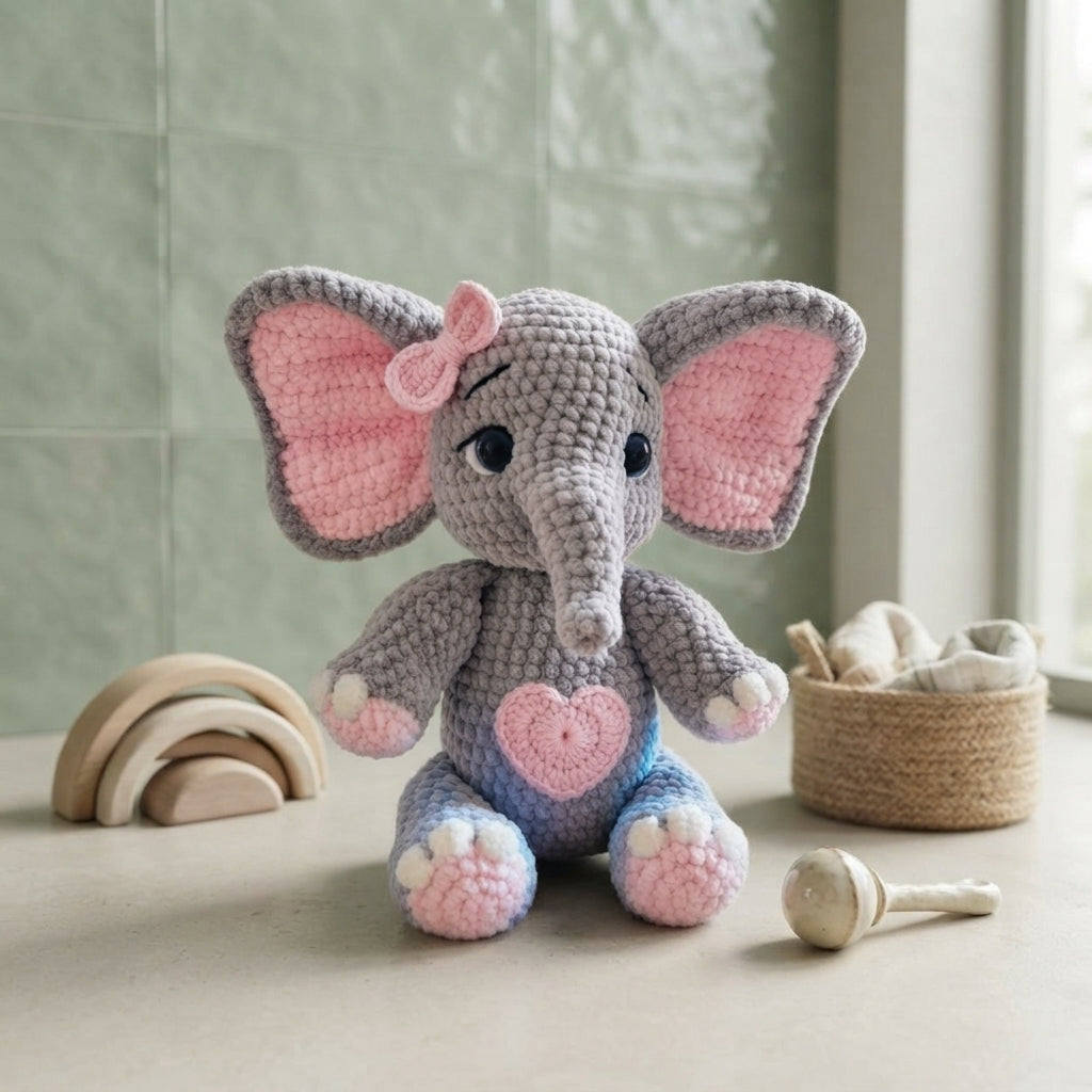 Elephant Toy Amigurumi | Amigurumi Pattern PDF