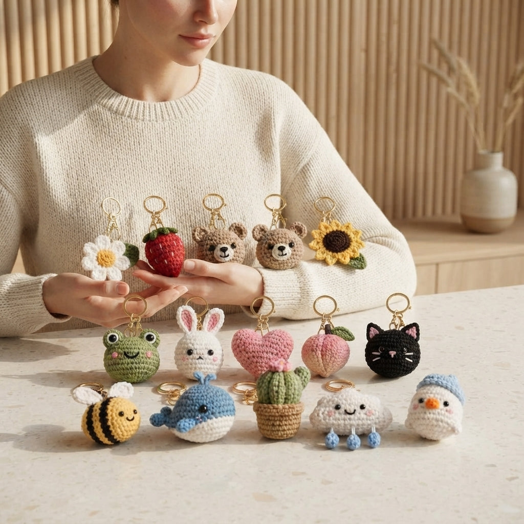 Giant Amigurumi Bundle | 14+ Keychain PDFs
