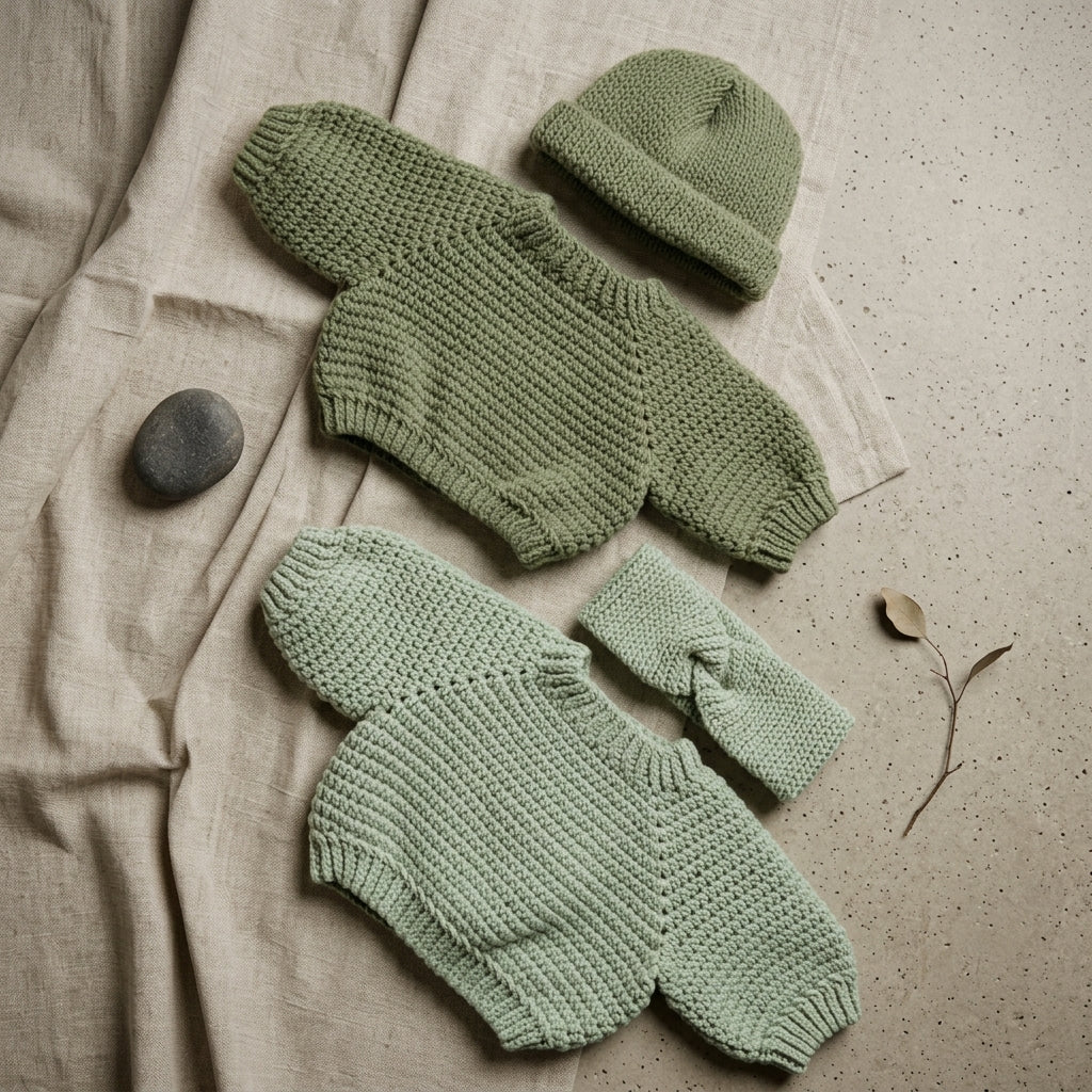 Raglan Baby Sweater Oversized v3 | Crochet Pattern PDF
