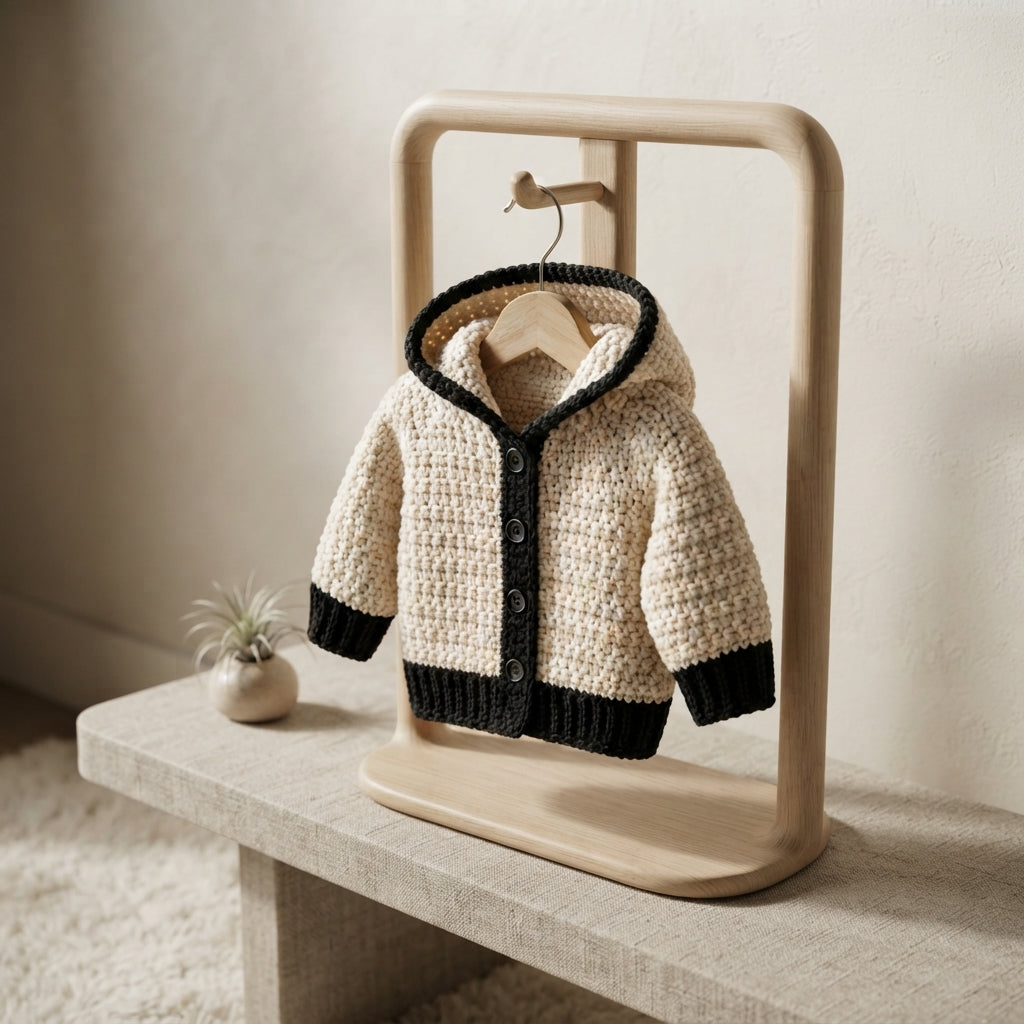 Bear Ears Baby Hoodie Bear Ears v3 | Crochet Pattern PDF
