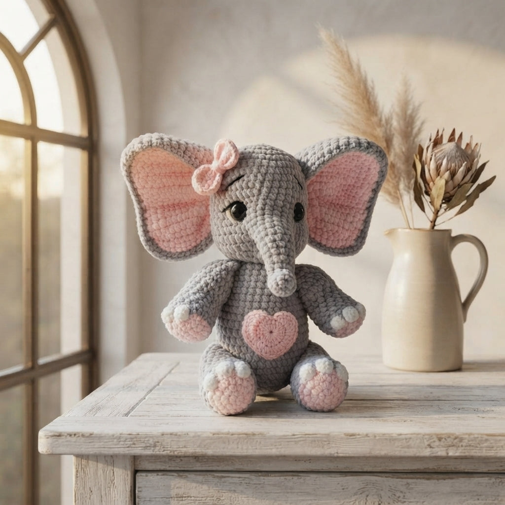 Elephant Toy Amigurumi | Amigurumi Pattern PDF
