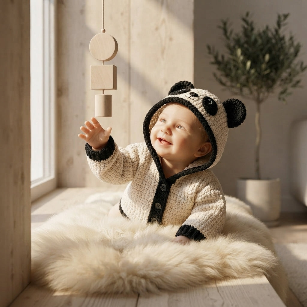 Bear Ears Baby Hoodie Bear Ears v3 | Crochet Pattern PDF