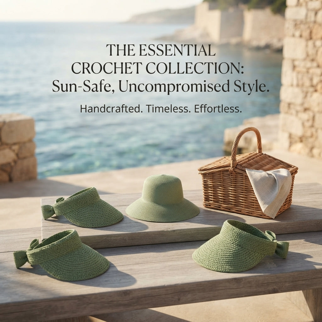 Chic Sun Visor | PDF Crochet Guide — Design 2