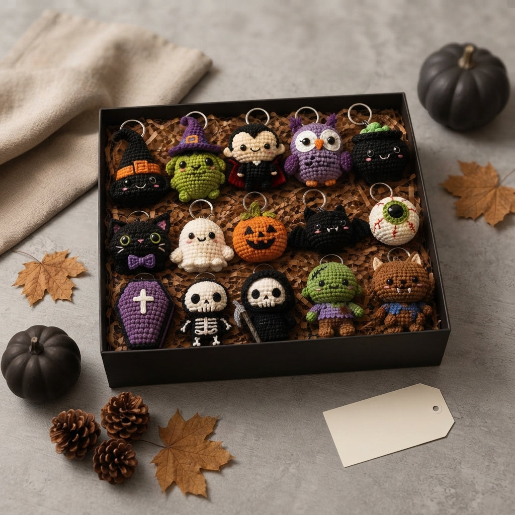 Cute Keychain Keyring | Amigurumi PDF Guide — Design 3
