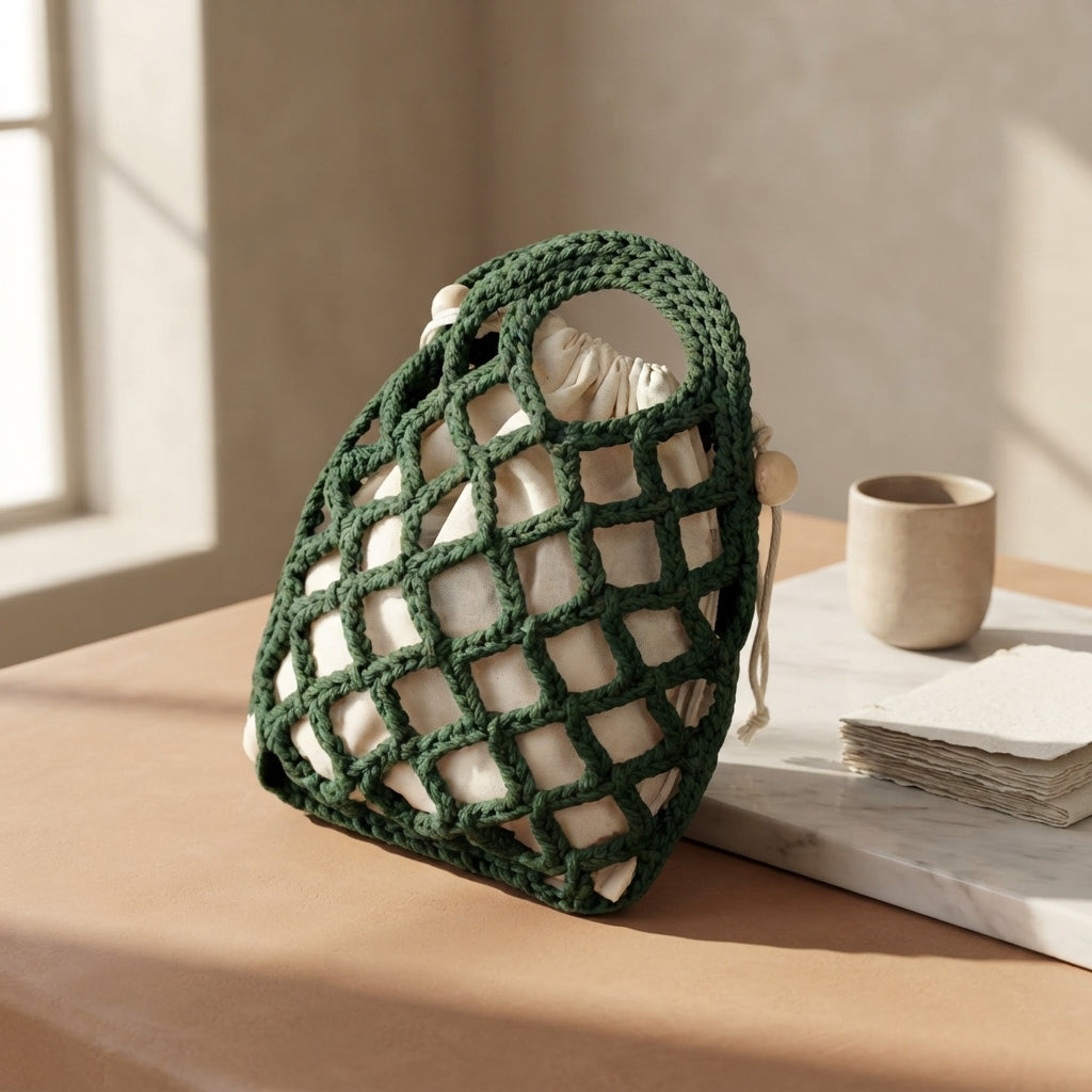 Net Bag Mesh Bag Bag | Crochet Pattern PDF