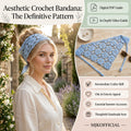 Boho Granny Square Kerchief | Summer Crochet Pattern PDF