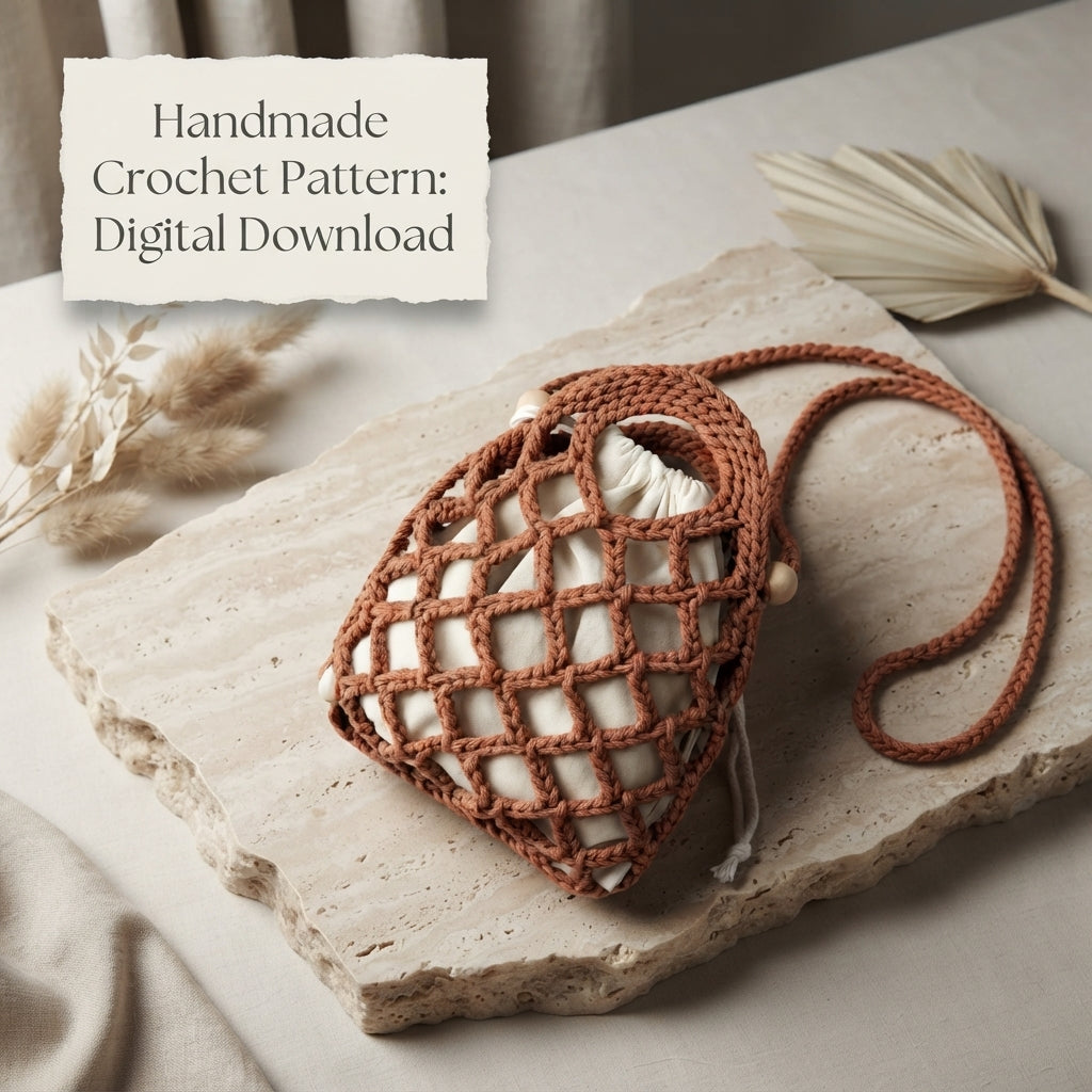 Net Bag Mesh Bag Bag | Crochet Pattern PDF