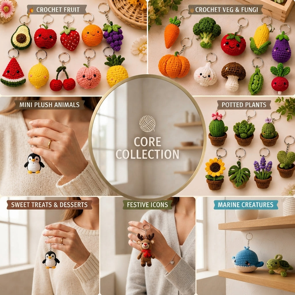 Premium 100+ Mini Charms | Amigurumi Pattern Pack