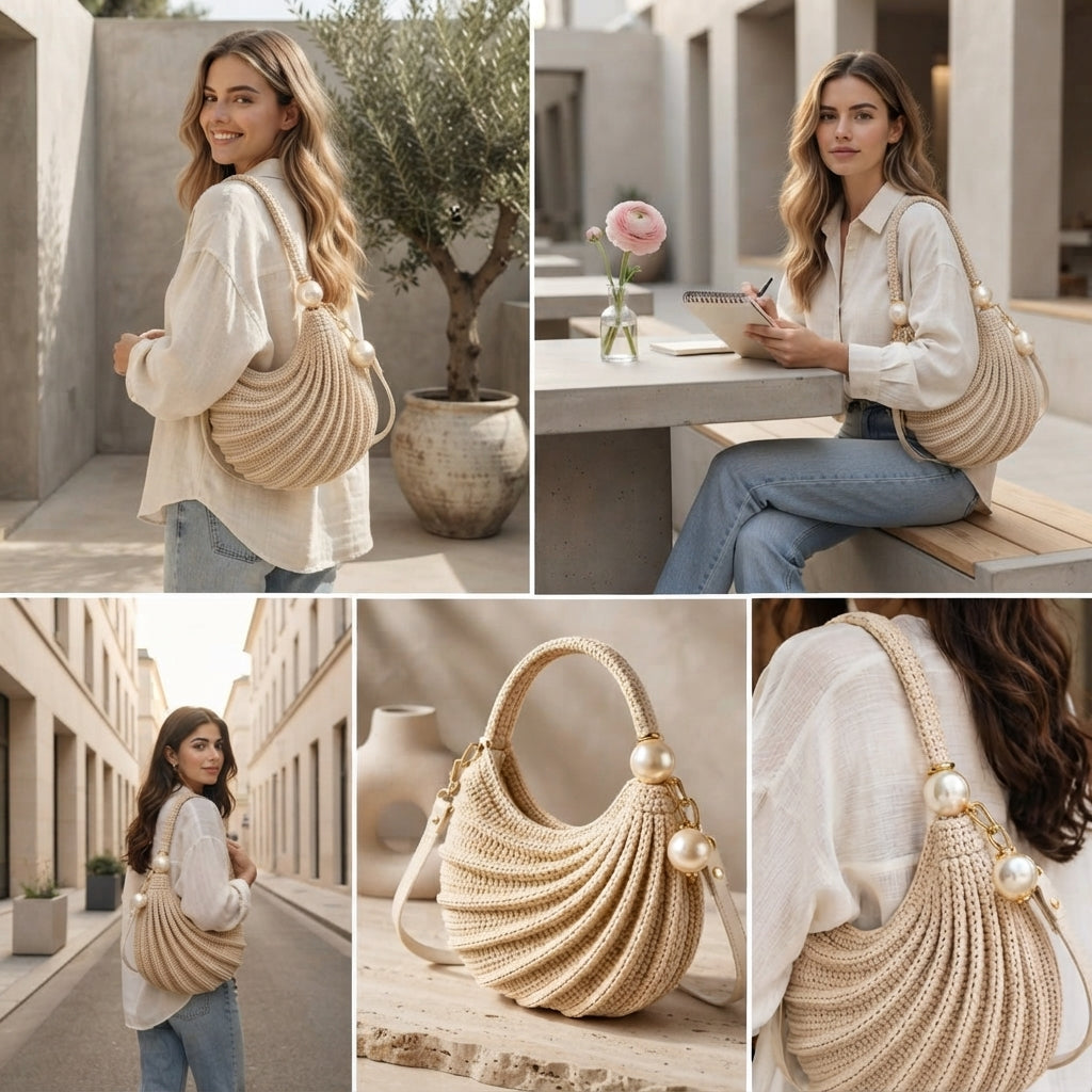 Shoulder Bag Purse Crossbody | Crochet Pattern PDF