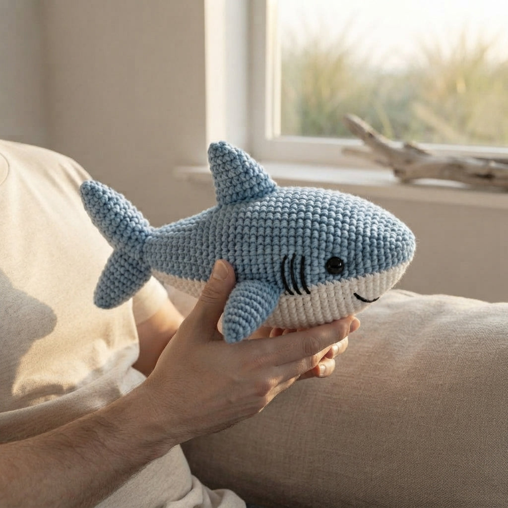 Delightful Shark Mini | Amigurumi Keychain PDF
