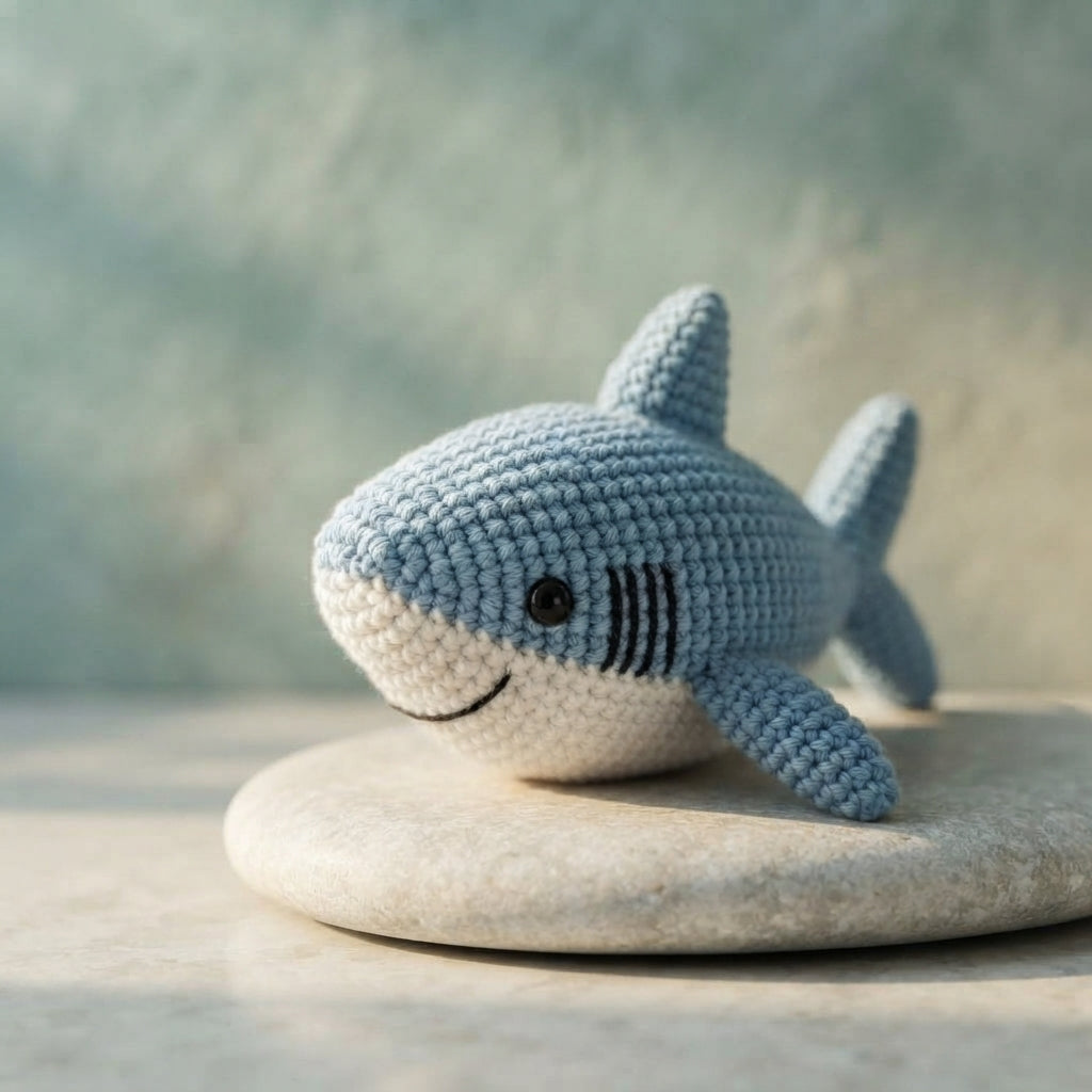 Delightful Shark Mini | Amigurumi Keychain PDF