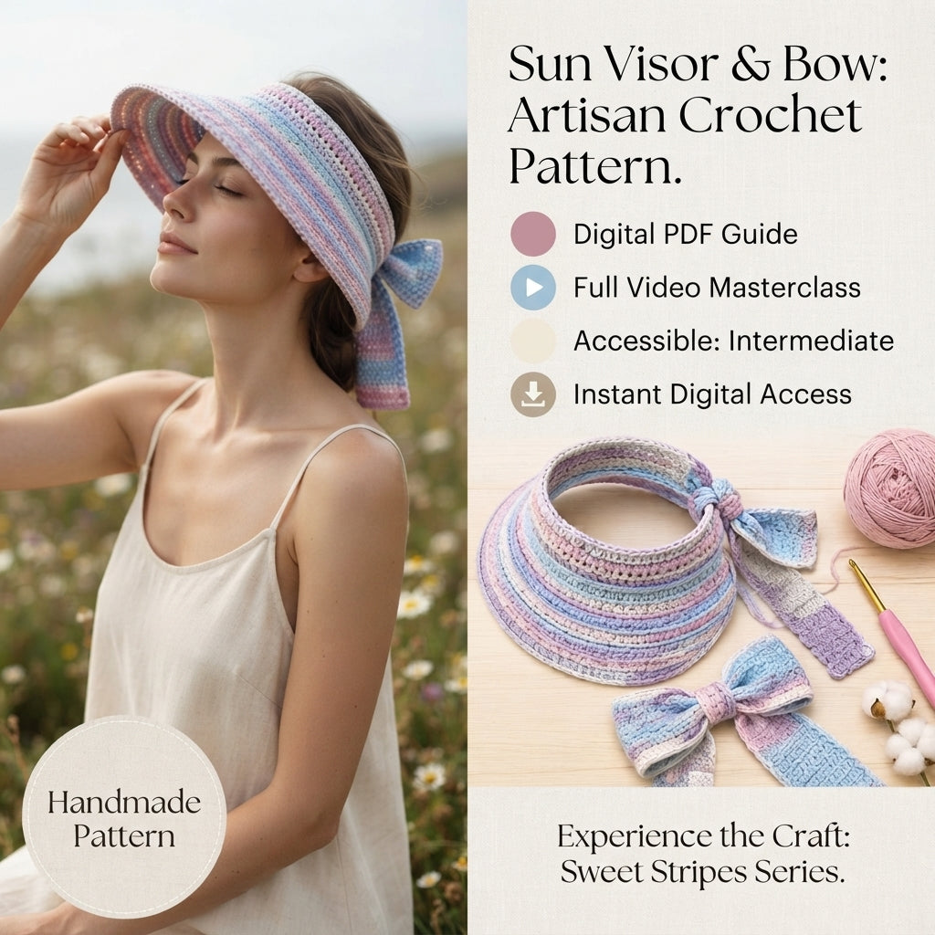 Modern Summer Hat | Crochet Hat Pattern PDF — Design 2