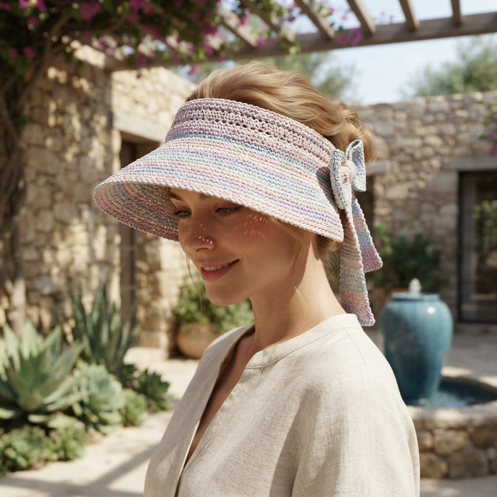 Modern Summer Hat | Crochet Hat Pattern PDF — Design 2