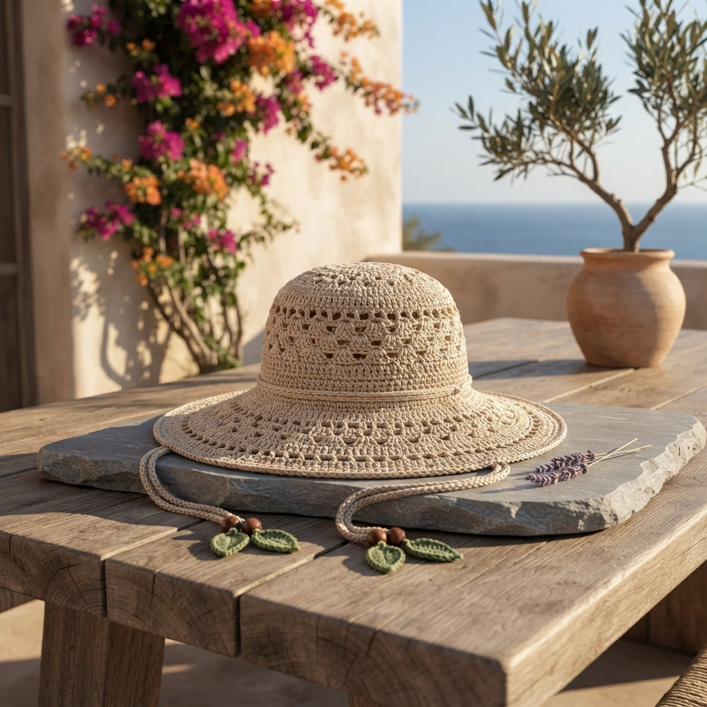 Beautiful Sun Visor | Crochet Sun Hat Pattern