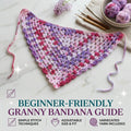 Easy Minimalist Head Scarf | Beginner Crochet Pattern PDF