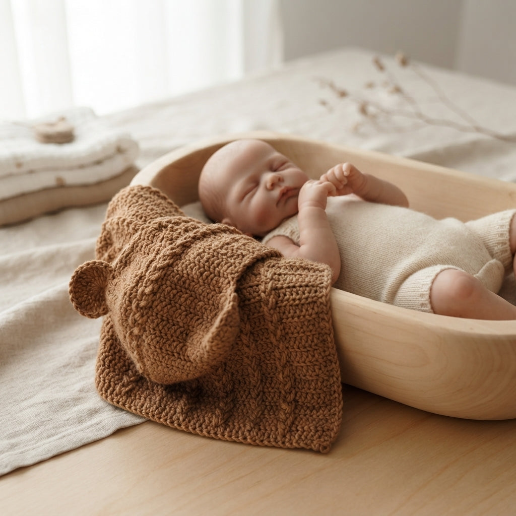 Bear Ears Baby Cardigan Bear Ears v3 | Crochet Pattern PDF