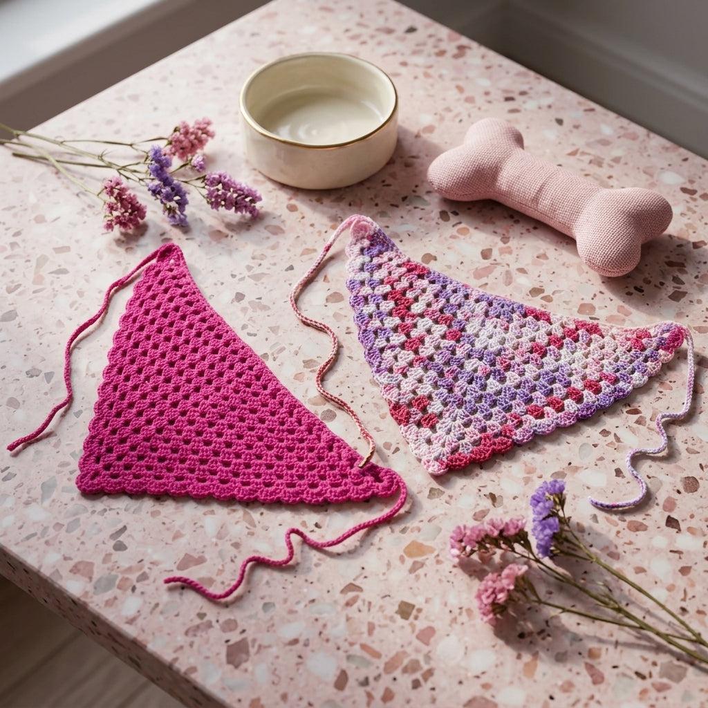 Easy Minimalist Head Scarf | Beginner Crochet Pattern PDF