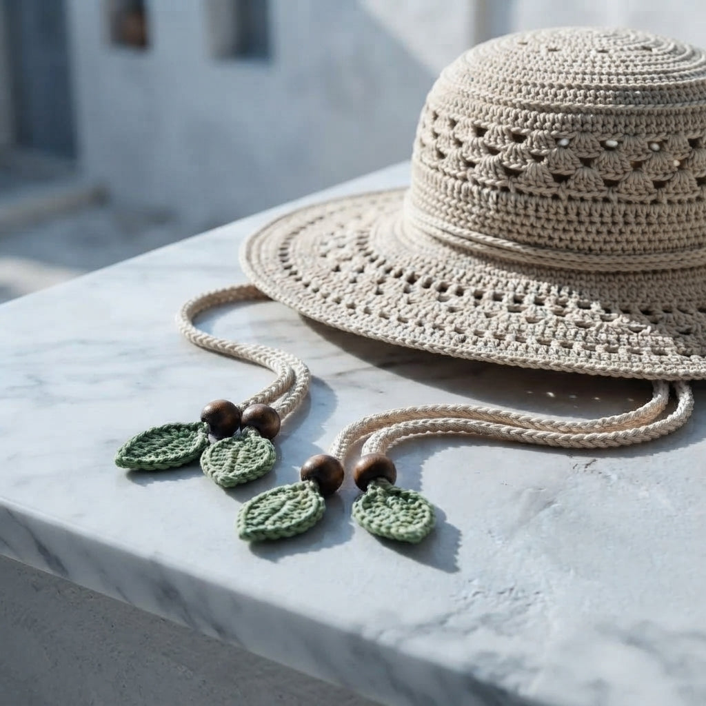 Beautiful Sun Visor | Crochet Sun Hat Pattern