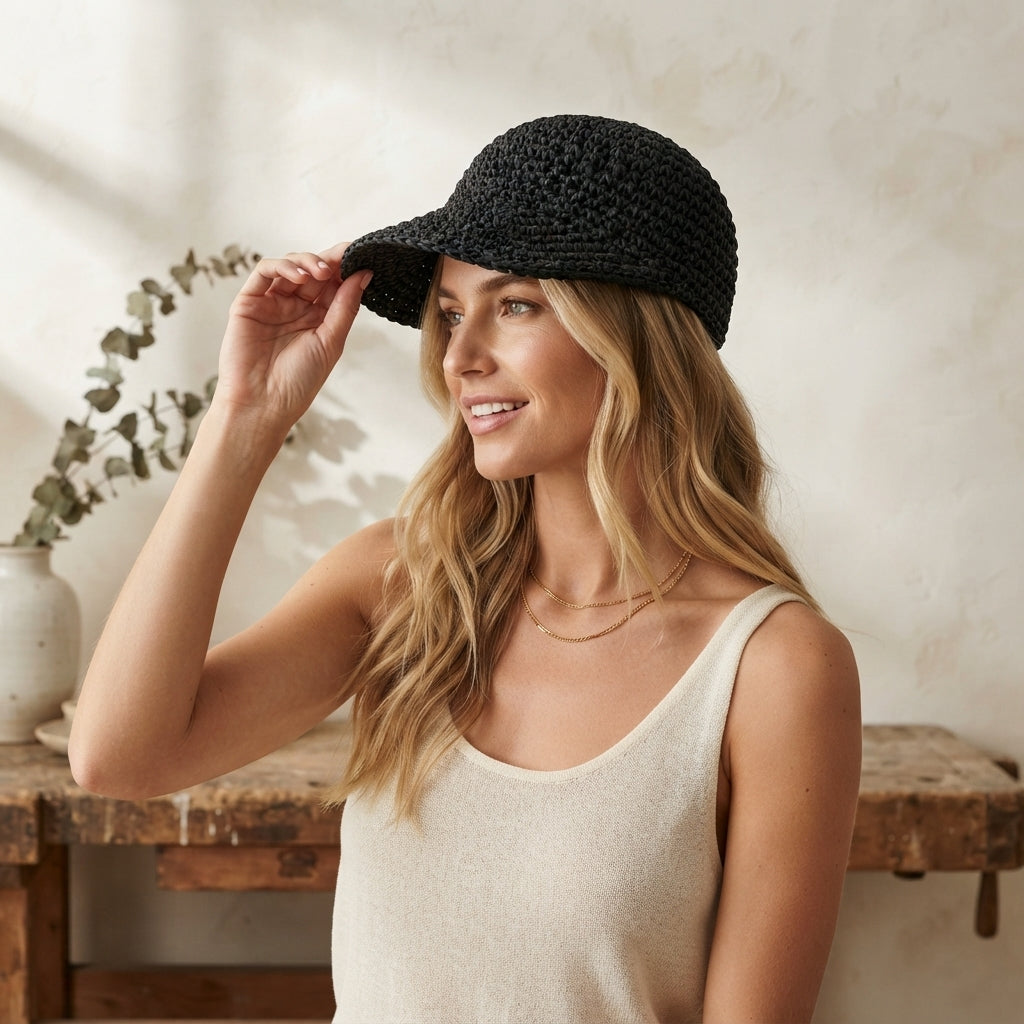 Graceful Sun Visor | Handmade Hat PDF — Design 4