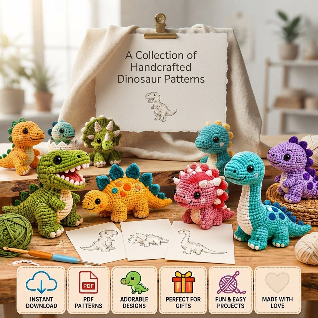 Giant Amigurumi Library | 20+ Pattern Collection