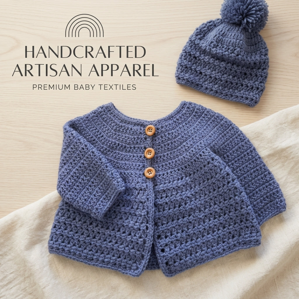 Ella Cardigan Child Baby Cardigan | Crochet Pattern PDF