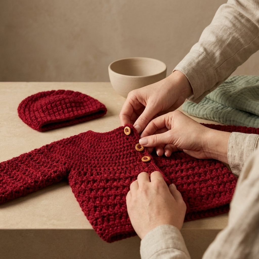 Ella Cardigan Child Baby Cardigan | Crochet Pattern PDF