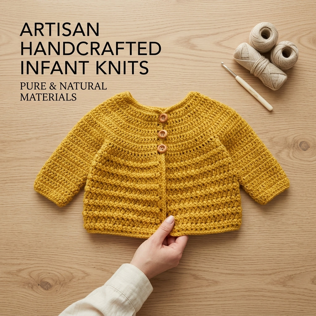 Ella Cardigan Child Baby Cardigan | Crochet Pattern PDF