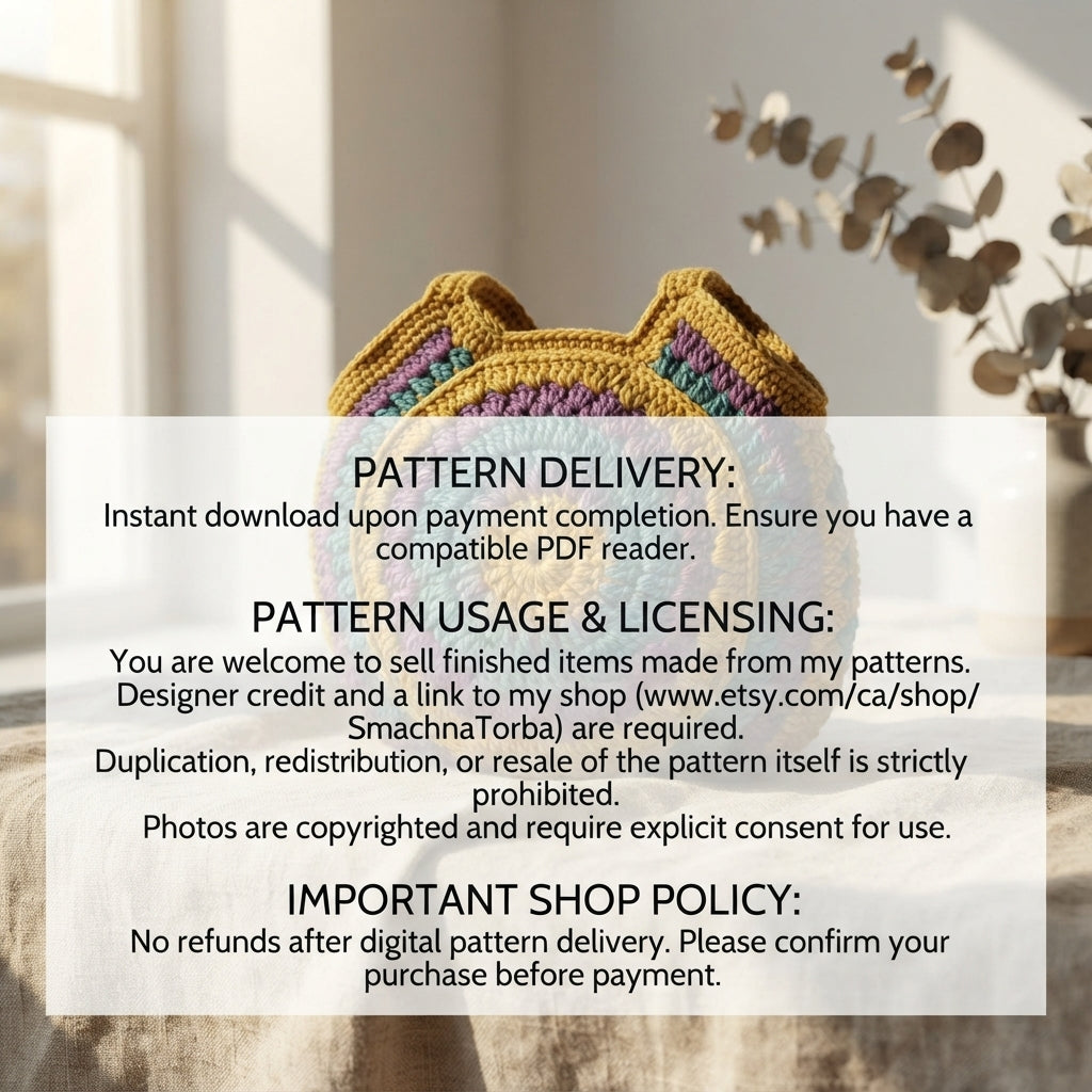 Purse Handbag Crossbody | Crochet Pattern PDF