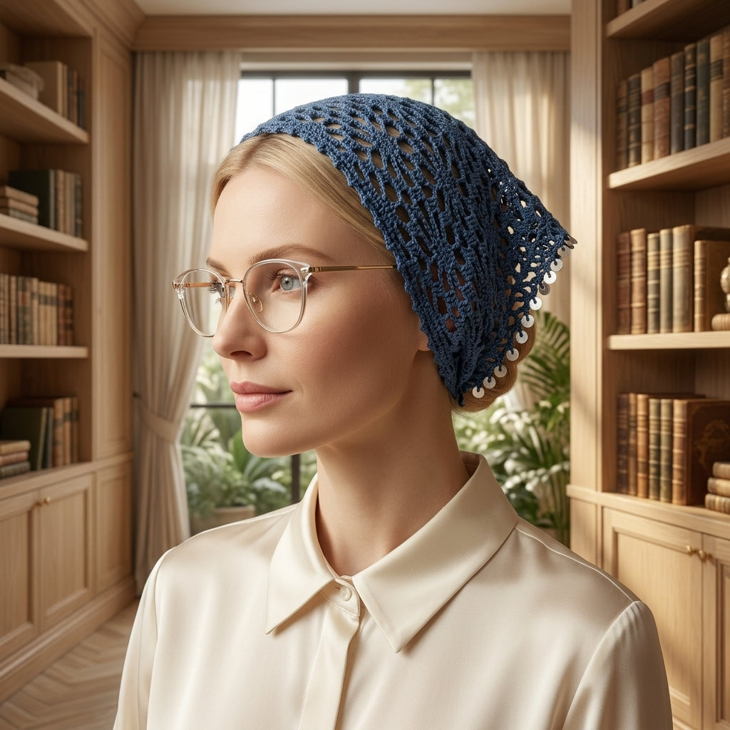Boho Lace Hair Kerchief | Crochet Pattern PDF
