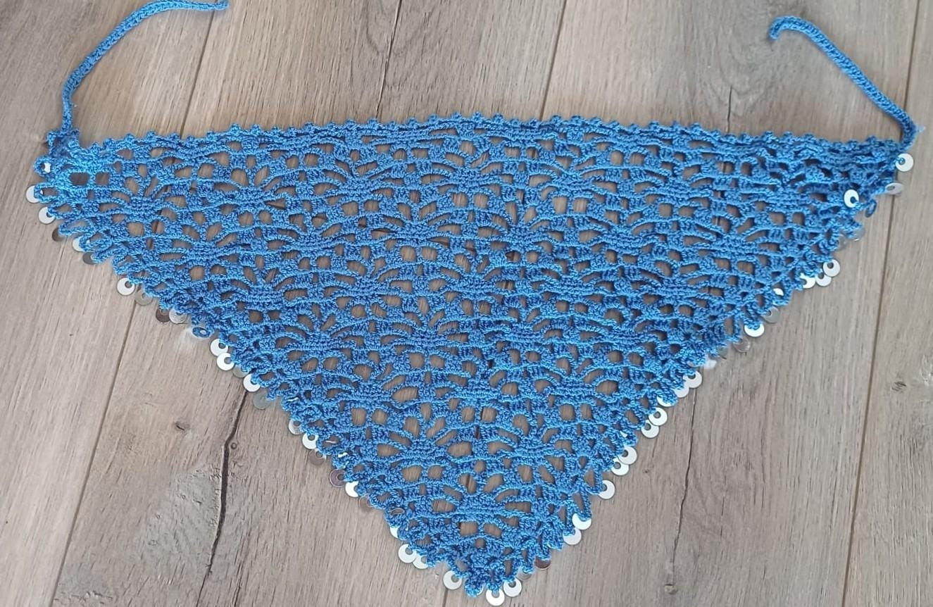 Boho Lace Hair Kerchief | Crochet Pattern PDF