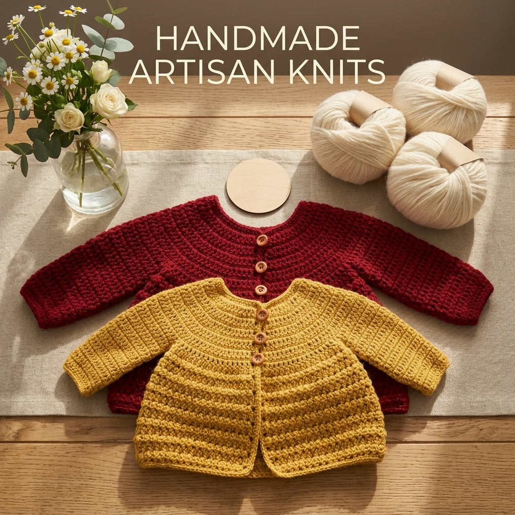 Ella Cardigan Child Baby Cardigan | Crochet Pattern PDF