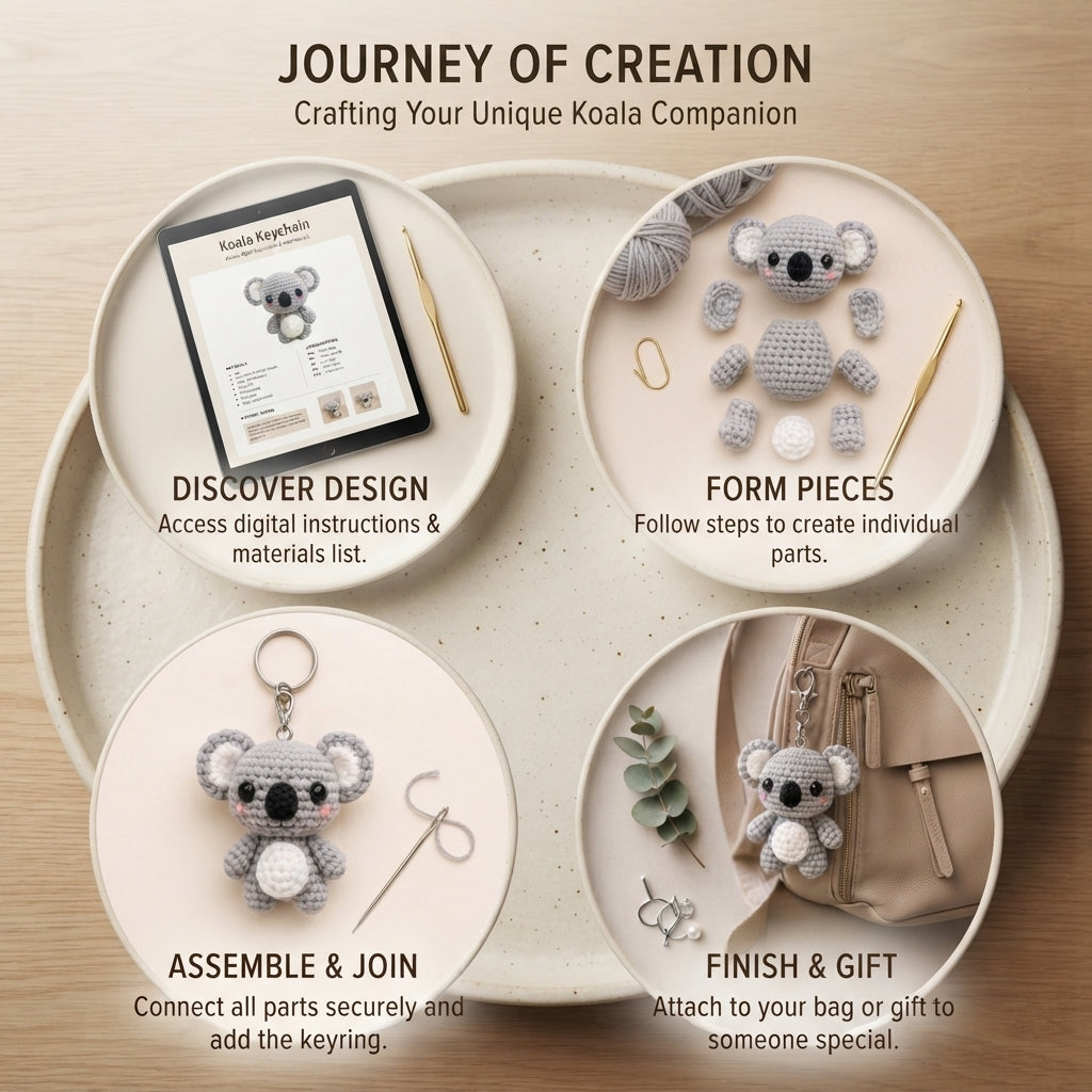 130+ Adorable Keychain Patterns | Crochet PDF Set