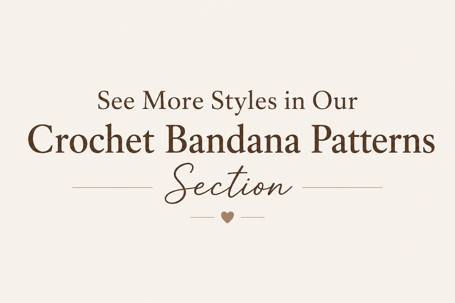 Boho Lace Hair Kerchief | Crochet Pattern PDF