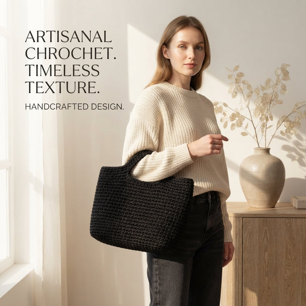 Market Bag Modern Tote | Crochet Pattern PDF