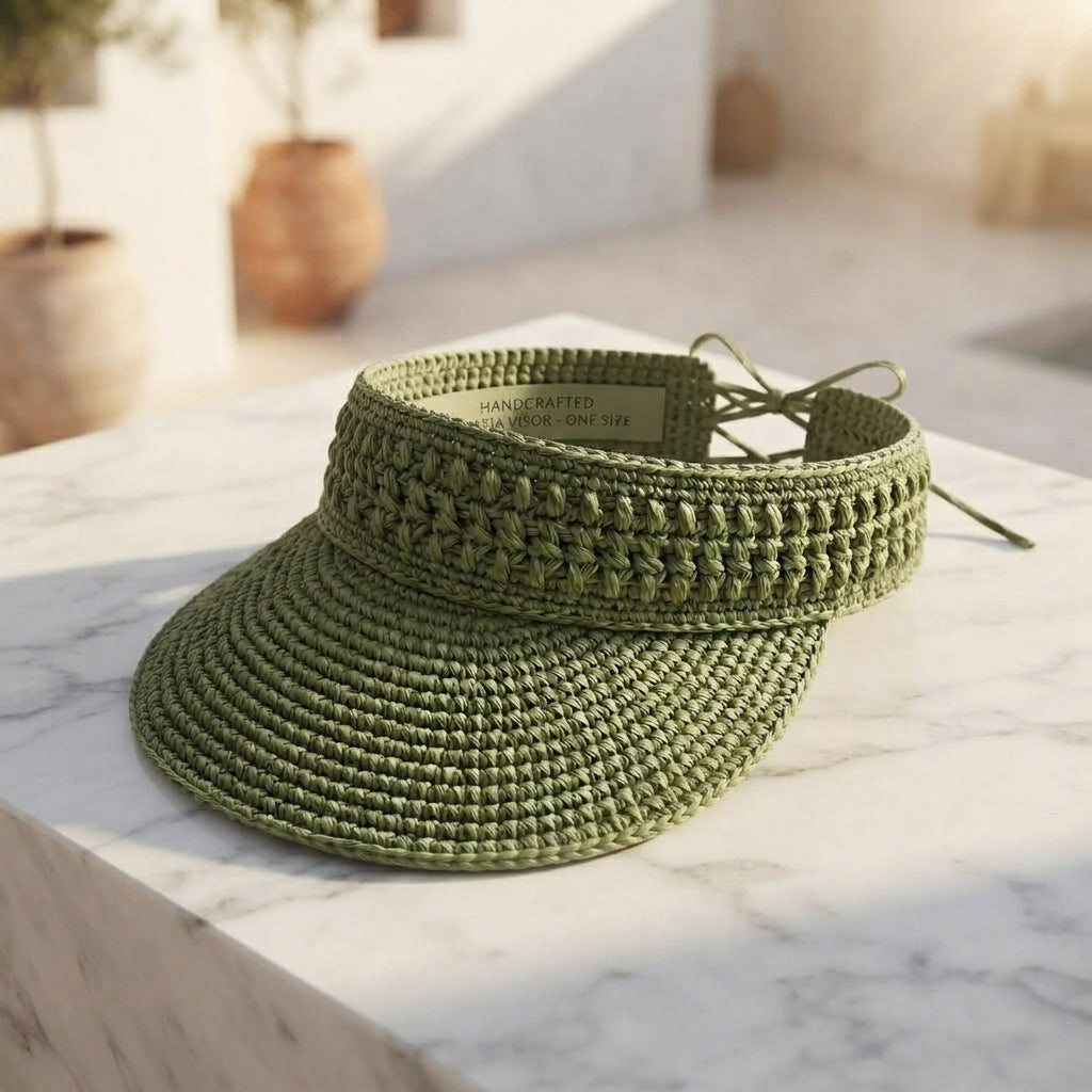 Stunning Sun Visor | Beach Crochet PDF — Design 2