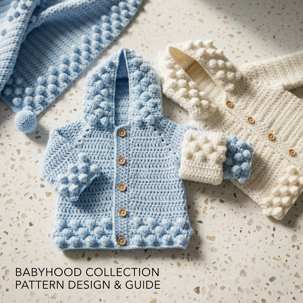 Hooded Jacket Photo Baby Hoodie | Crochet Pattern PDF