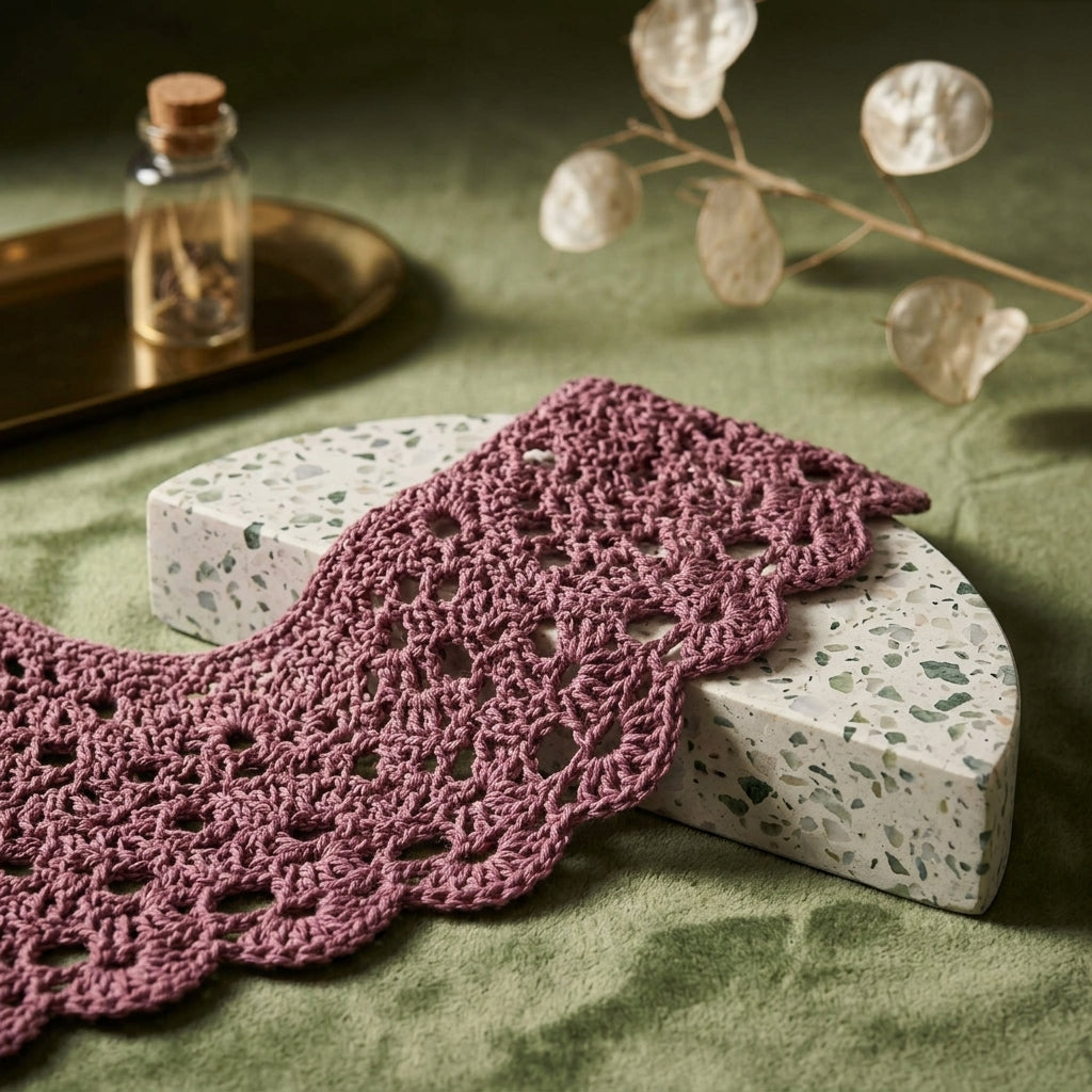 Lacy Kerchief Headband | Easy Crochet Pattern PDF