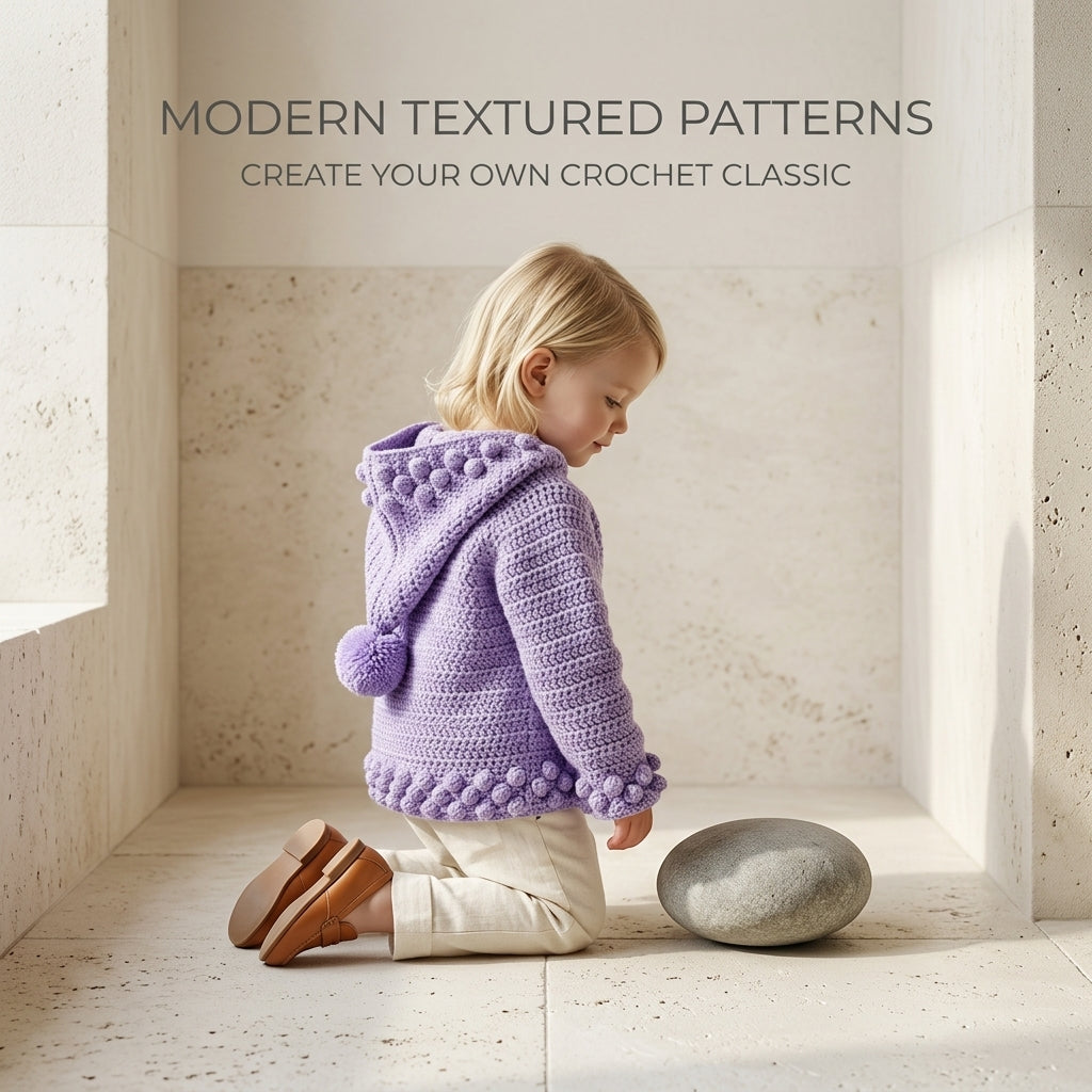 Hooded Jacket Photo Baby Hoodie | Crochet Pattern PDF