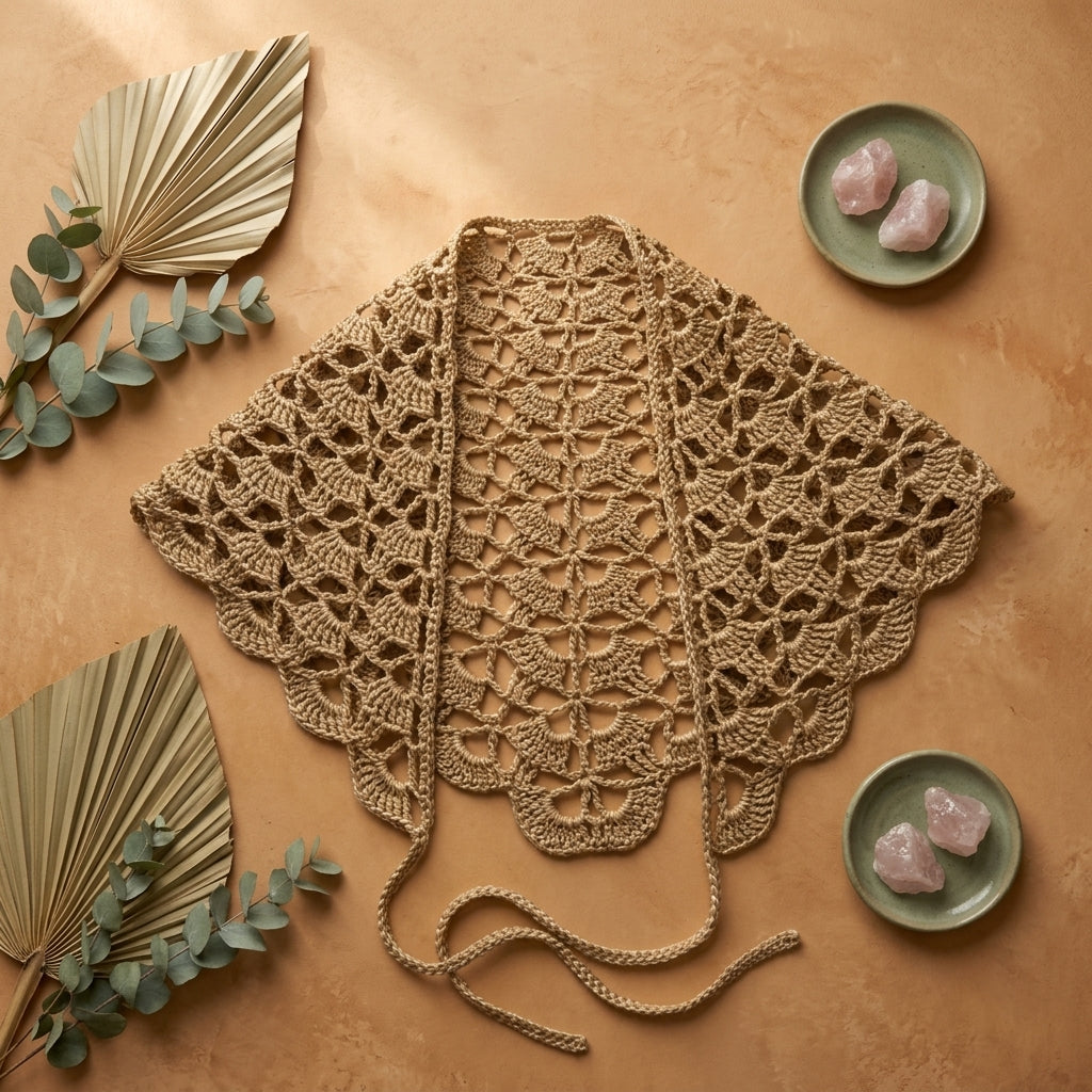 Classic Granny Head Scarf | Crochet Pattern PDF